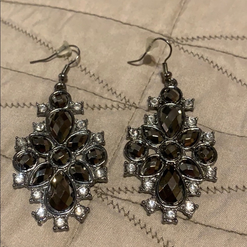 Rhinestone earrings